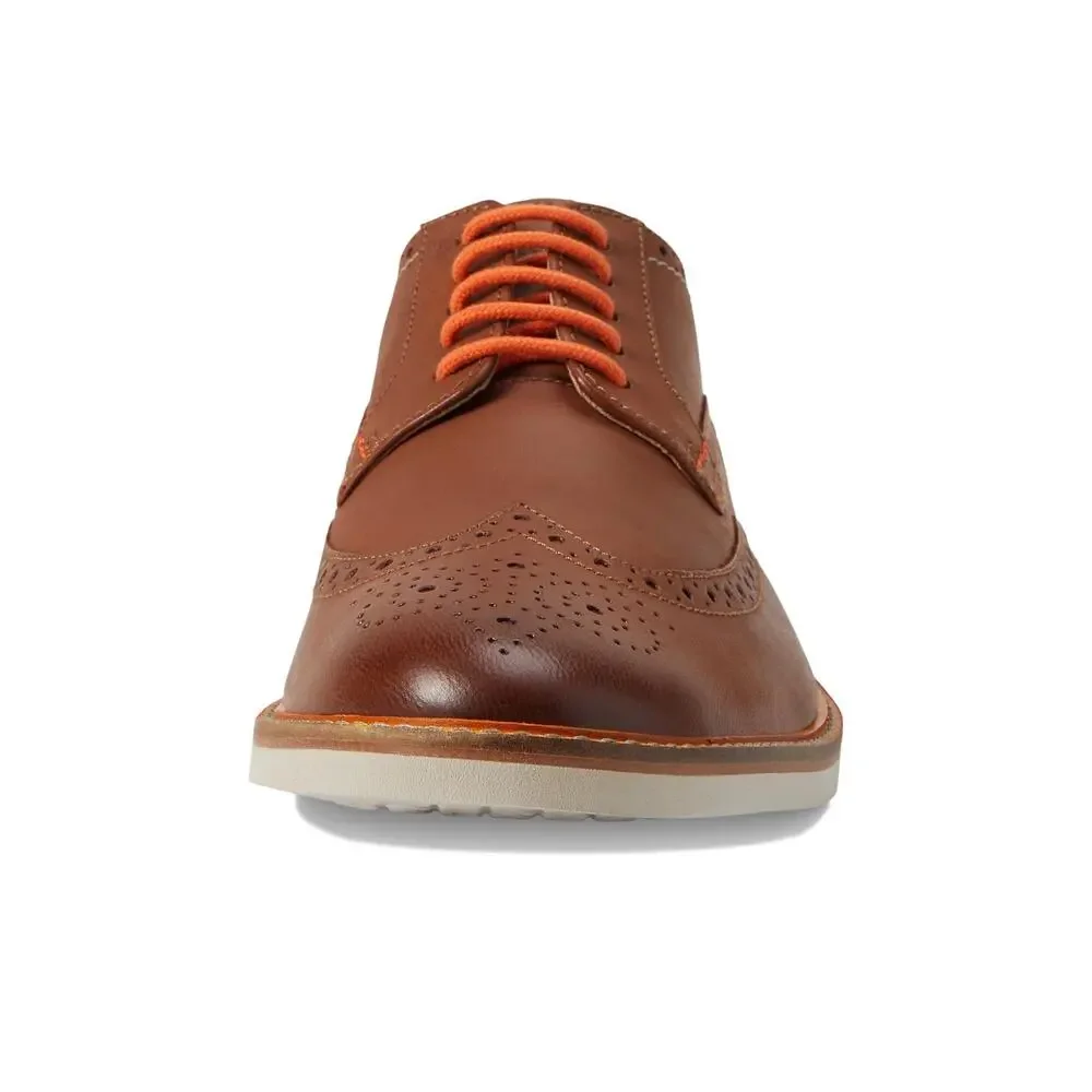 CLARKS ATTICUS LT LIMIT DARK TAN LEATHER 7.5 D (M)